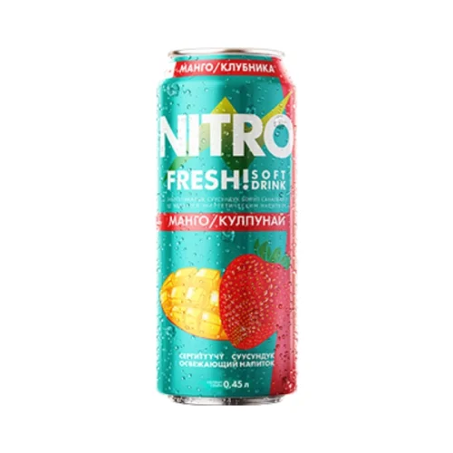 NITRO FRESH МАНГО_КЛУБНИКА Ж_Б 0,45Л